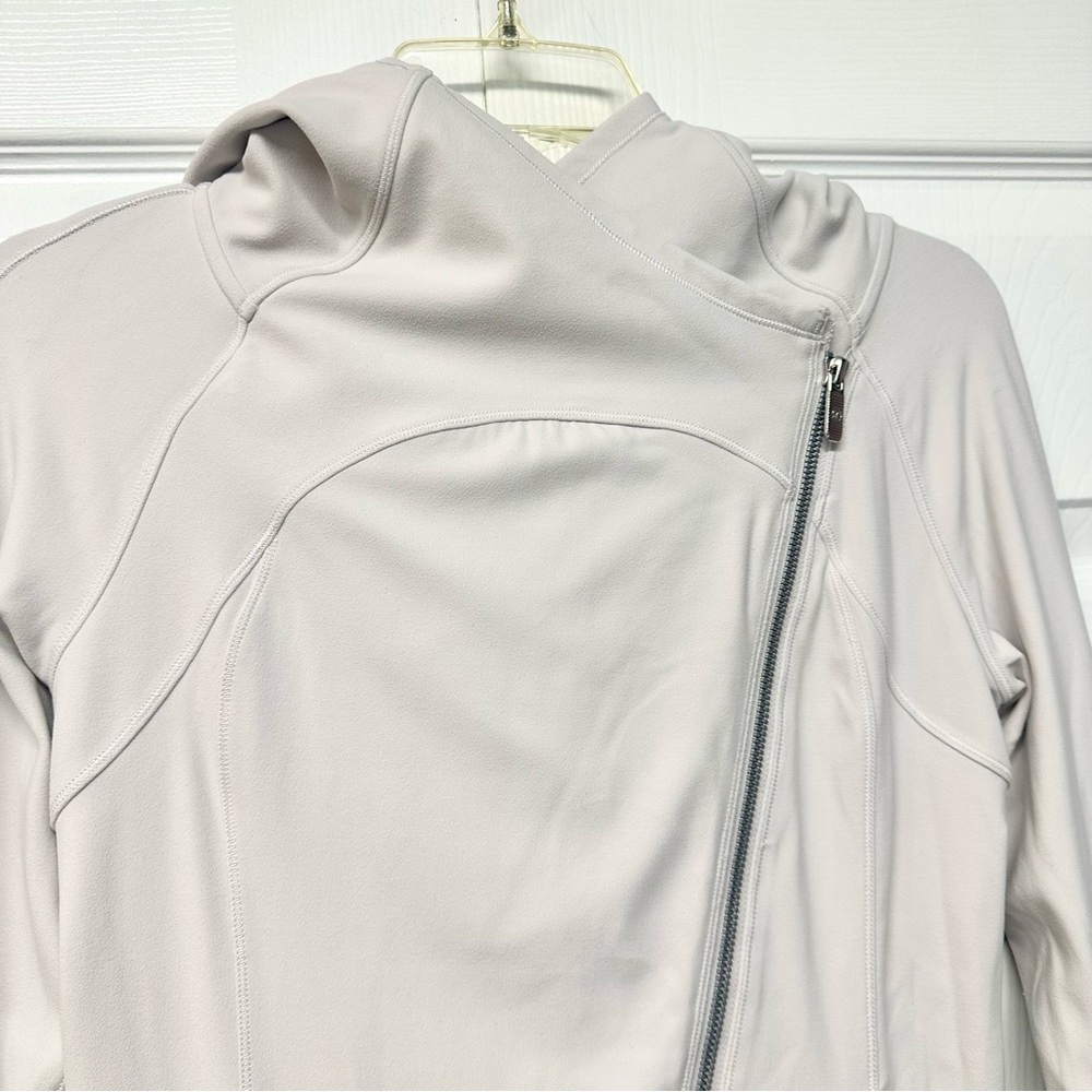 Lululemon Every Journey Hoodie Light Chrome Nulu Full Zip Women’s 6 - Picture 8 of 16